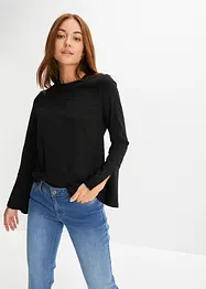 Shirt mit weitem Arm aus Bio-Baumwolle, bonprix