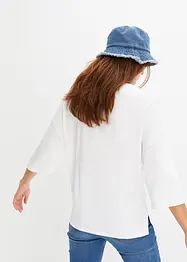 Oversize-Shirt aus elastischem Bio-Baumwoll-Mix, bonprix