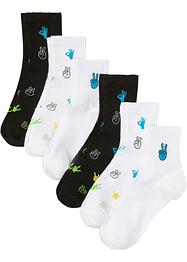 Kurze Tennissocken (6er Pack), bpc bonprix collection