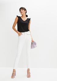 Pantalon extensible avec rivets, BODYFLIRT