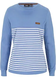 Langarmshirt mit Streifen aus  Bio-Baumwolle, bonprix