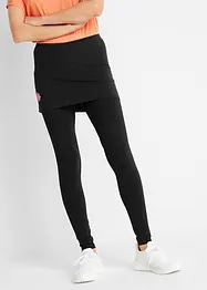 Sport-Leggings mit Rock, knöchelfrei, bonprix