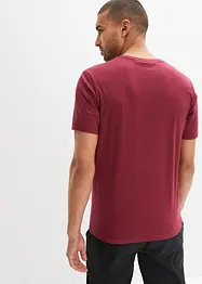 Lot de 2 T-shirts à imprimés sportifs, bonprix