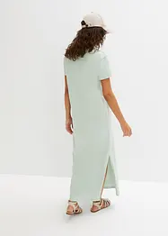 Baumwoll-Maxikleid mit Schlitz, bonprix