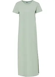 Baumwoll-Maxikleid mit Schlitz, bonprix