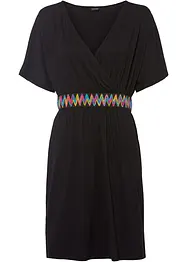 Robe en jersey avec galon décoratif, bonprix