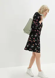 Robe en jersey à fleurs, bonprix