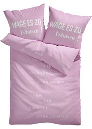 Bettwäsche mit Statement, bpc living bonprix collection
