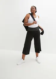 Jupe-culotte avec taille confortable, mi-mollet, bonprix