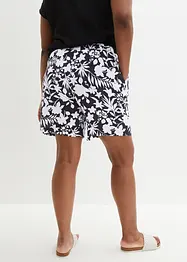 Weite Viskose Shorts mit High-Waist-Bequembund, bpc bonprix collection