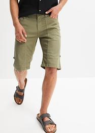 Bermuda extensible retroussable, Regular Fit, bpc bonprix collection