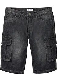 Bermuda en jean cargo, coupe loose, bonprix