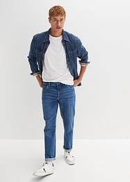 Loose Fit Stretch-Jeans mit recycelter Baumwolle, Straight, John Baner JEANSWEAR