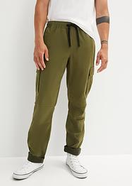 Pantalon cargo extensible Loose Fit, Straight, RAINBOW