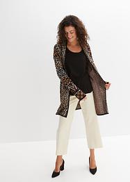 Gilet en maille avec jacquard multi-motifs, bpc selection