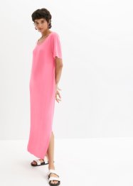 Bequem geschnittenes Shirt-Kleid mit Schlitz in Maxi-Länge, bpc bonprix collection