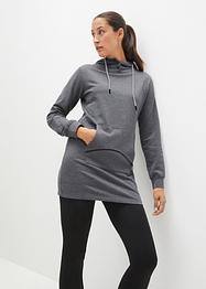 Extra langes Sweatshirt mit Tasche, bpc bonprix collection