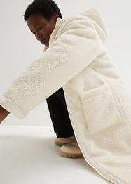 Teddy Materialmix Mantel, bpc bonprix collection