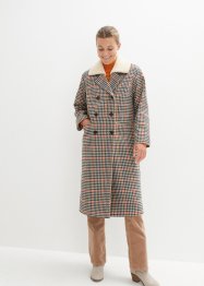 Manteau imitation laine avec col en peluche, bpc bonprix collection