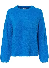 Pullover aus weichem Federgarn, bonprix