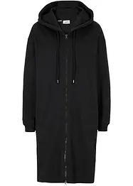 Long-Sweatjacke mit Seitenschlitzen, bonprix