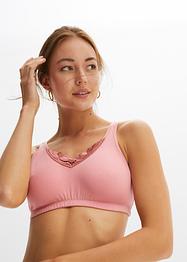 Bustier mit Stickerei und Baumwolle, bpc bonprix collection