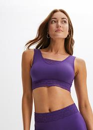 Feel Comfort Seamless Bustier mit Spitze, bpc bonprix collection