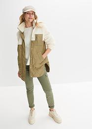 Wattierte Jacke mit Teddyfell, RAINBOW