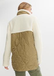 Wattierte Jacke mit Teddyfell, RAINBOW