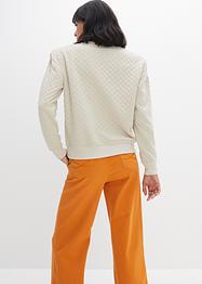 Sweat-shirt matelassé, John Baner JEANSWEAR