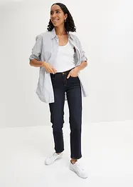 Jean droit taille haute, extensible, bonprix