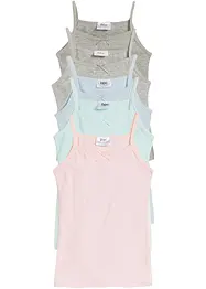 Lot de 5 débardeurs, bonprix