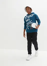 Sweat 100% coton à capuche et imprimé graffiti, bonprix