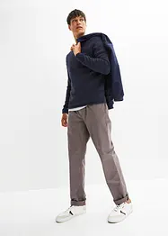 Regular Fit Twillhose aus reiner Baumwolle, Straight, bonprix