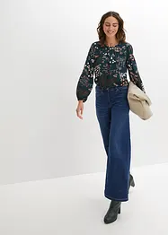 bedruckte Bluse aus nachhaltiger Viskose, bonprix