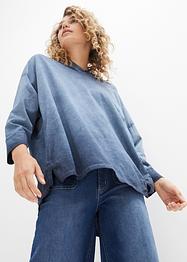 Oversize-Shirt aus Materialmix, bpc bonprix collection