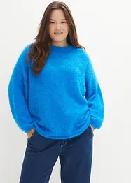 Pullover aus flauschigem Federgarn, bonprix