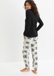 Pyjama mit Spitze und Eingriffstaschen, bpc bonprix collection