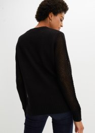 Pullover mit Netzoptik, BODYFLIRT boutique