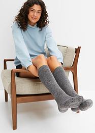 Lot de 3 paires de chaussettes thermo hautes sous-genou avec intérieur éponge doux, bpc bonprix collection