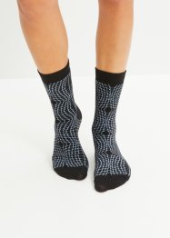 Socken (4er Pack) mit Geschenkkarte mit Bio-Baumwolle, bpc bonprix collection