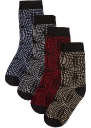 Socken (4er Pack) mit Geschenkkarte mit Bio-Baumwolle, bpc bonprix collection