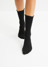 Socken (7er Pack) mit Wellenkante mit Bio-Baumwolle, bpc bonprix collection