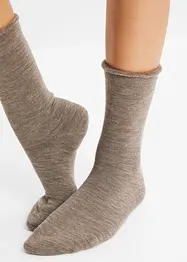 Thermo Socken mit Umschlagbündchen und Innenfrottee (4er Pack), bonprix