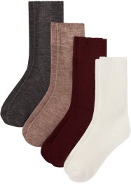 Thermo Socken (4er Pack) mit Innenfrottee, bpc bonprix collection