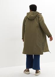 Wattierter Regenmantel in Midi-Länge, wasserdicht, bpc bonprix collection