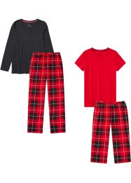 Pyjama und Capri Pyjama (4-tlg. Set), bpc bonprix collection
