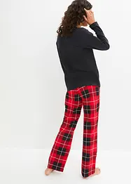 Pyjama und Capri Pyjama (4-tlg. Set), bonprix