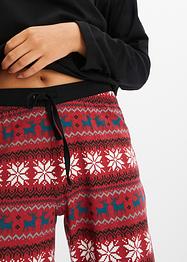 Pyjama avec T-shirt oversized et pochon cadeau, bpc bonprix collection