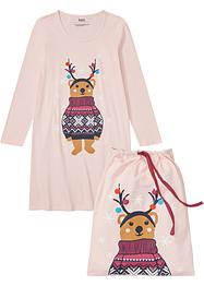 Chemise de nuit avec pochon cadeau, bpc bonprix collection